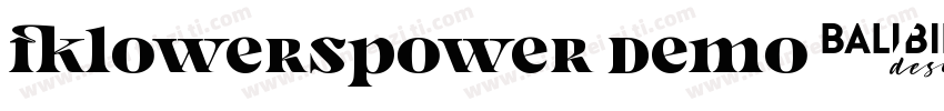Flowerspower Demo字体转换